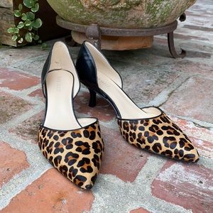 Nine West Leopard Kitten Heels